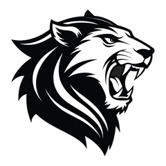 Lion head logo