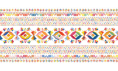 Abstract Ikat seamless pattern, perfect for ethnic-themed backgrounds, curtains, carpets, wallpapers, clothing, and decorations. Ideal for wrapping paper, batik,greeting cards, printing,creative uses.