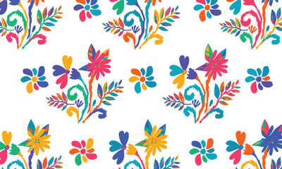 Abstract Ikat seamless pattern, perfect for ethnic-themed backgrounds, curtains, carpets, wallpapers, clothing, and decorations. Ideal for wrapping paper, batik,greeting cards, printing,creative uses.