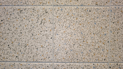Background of beige terrazo polished stone floor texture surface wall marble pattern granite stone