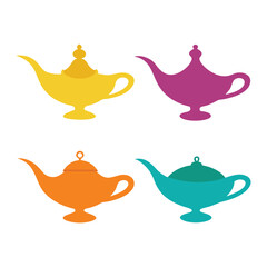 magic lamp vector