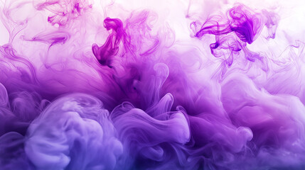 abstract magenta and violet ink storm artwork, abstract illustration of ink flowing in the pearl white water, creating an abstract design with fluid shapes and splashes of color
