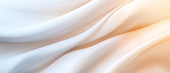  A tight shot of a white fabric, its texture slightly obscured by a blurred central area in the frame
