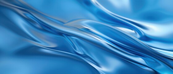 Obraz premium Vibrant Abstract Blue Canvas, a swirling blend of deep and light blues, evoking a sense of calm and creativity, perfect for digital art, wallpaper, or design projects.