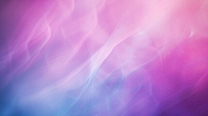 Soft Pastel Gradient with Flowing Abstract Waves in Pink and Purple Tones, Creating a Calming Visual Effect. Generative AI