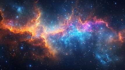 Fototapeta premium Cosmic Odyssey: Exploring Interstellar Space