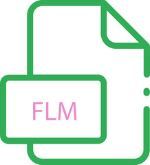 Old brick fill FLM file icon