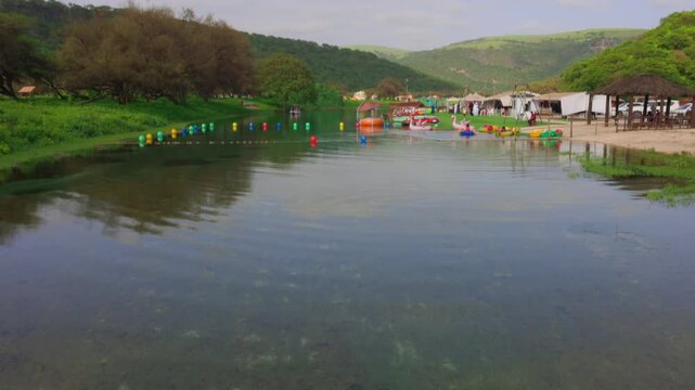View from Bridge at Wadi Darbat Salalah, Oman