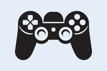 game controller silhouette ,silhouette gamepad, game controller silhouette png © Frdesigner24