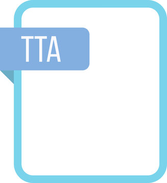 TTA File rectangular icon