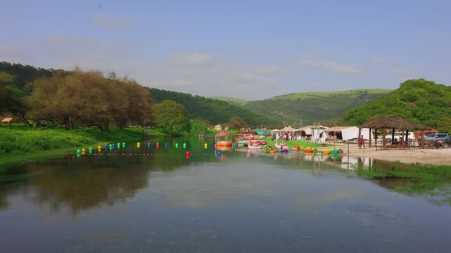 View from Bridge at Wadi Darbat Salalah, Oman