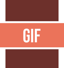 GIF icon fill and bebus writting