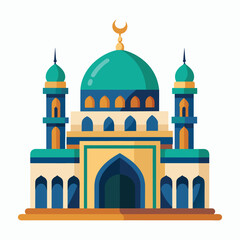 mosque illustration vector