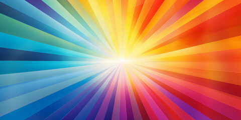 Obraz premium rainbow Sunburst background