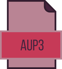AUP3 File icon fill and outline crisp corners