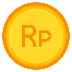 rupiah, coin, currency, money, cash Icon