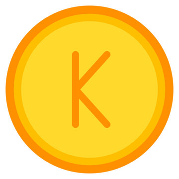 Burmese kyat, coin, currency, money, cash Icon