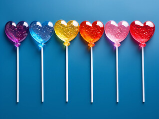 Lollipops in Various Colors