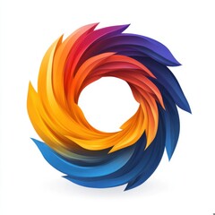 Dynamic Abstract Design in Vibrant Colors: A Modern Graphic Resource