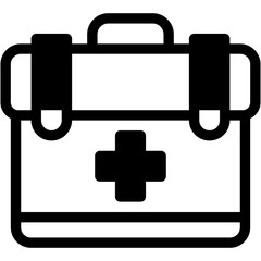 First Aid Bag, First Aid Box, Medical Box, First Aid, Emergency, First Aid Kit Icon