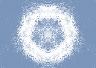 雪の妖精をイメージした抽象的な背景イラスト