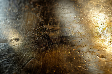 Generative ai on theme of beautiful texture metal creasy foil, design natural abstract background