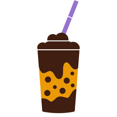 Boba Drink Illustration