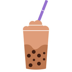 Boba Drink Illustration