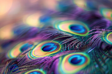 Naklejka premium Generative ai on theme of beautiful texture bird feather for design natural abstract background