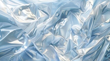 Obraz premium Crumpled plastic texture with transparent areas and light diffusions
