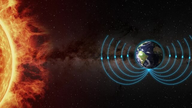 Earth's Magnetic Field Interaction