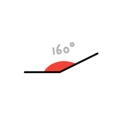 math degree angle icon