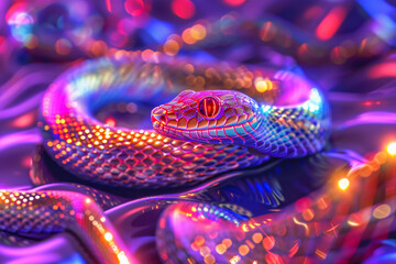 Fototapeta premium Beautiful greeting card with holiday composition for happy and joy celebrate New Year