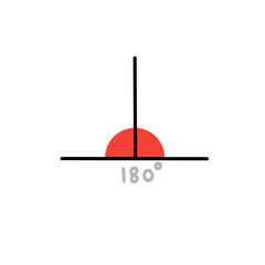 math degree angle icon