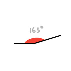 math degree angle icon