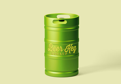 Beer Keg Mockup
