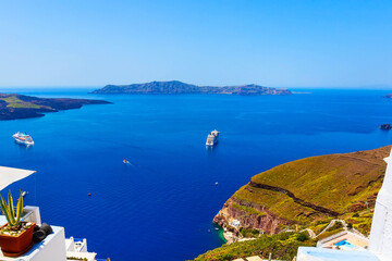 Obraz premium Houses of Santorini Island in Greece