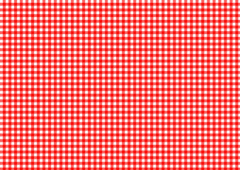 赤色のシェパードチェックの背景素材（細め）
