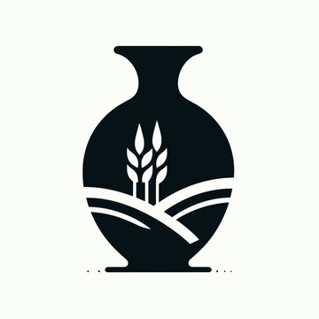 recommend clip art:  Silhouette vase, very simple and single vase  silhouette white background