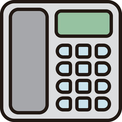 固定電話のアイコン © AQ-taro Images