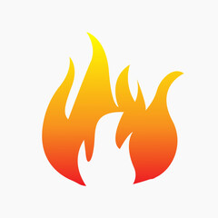 Fire colored icon