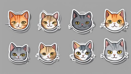 Obraz premium cat sticker