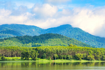 Fototapeta premium カオチュク貯水池 ラヨーン・タイ Khao Chuk at Rayong, Thailand เขาจุก ระยอง
