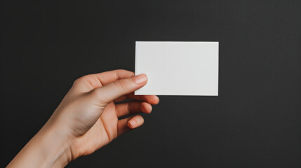 holding empty sticky notes