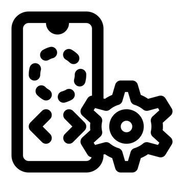 recommend clip art: ar development, augmented reality, development, engineering, programming outline icon