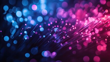 Abstract Fiber Optic Lights