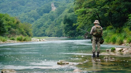fly fishing on large rivers