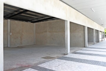 Commercial space for rent under construction