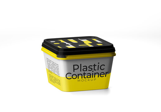 Small Butter Container Mockup
