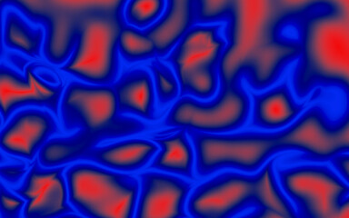 Neo Red Blue Paint Abstract Wave Gradient Background 